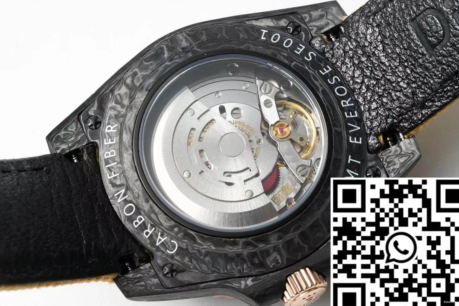 Yellow GMT-MASTER II Diw Carbon Rolex Strap Fiber Fabric 0112